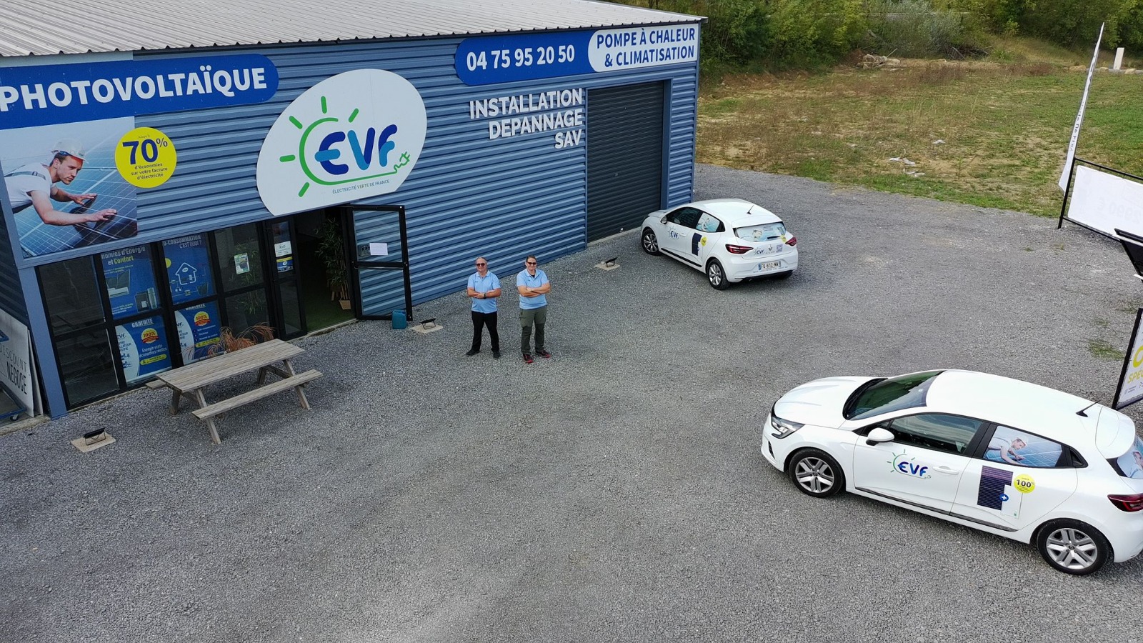 EVF Ardèche – entreprise locale photovoltaïque